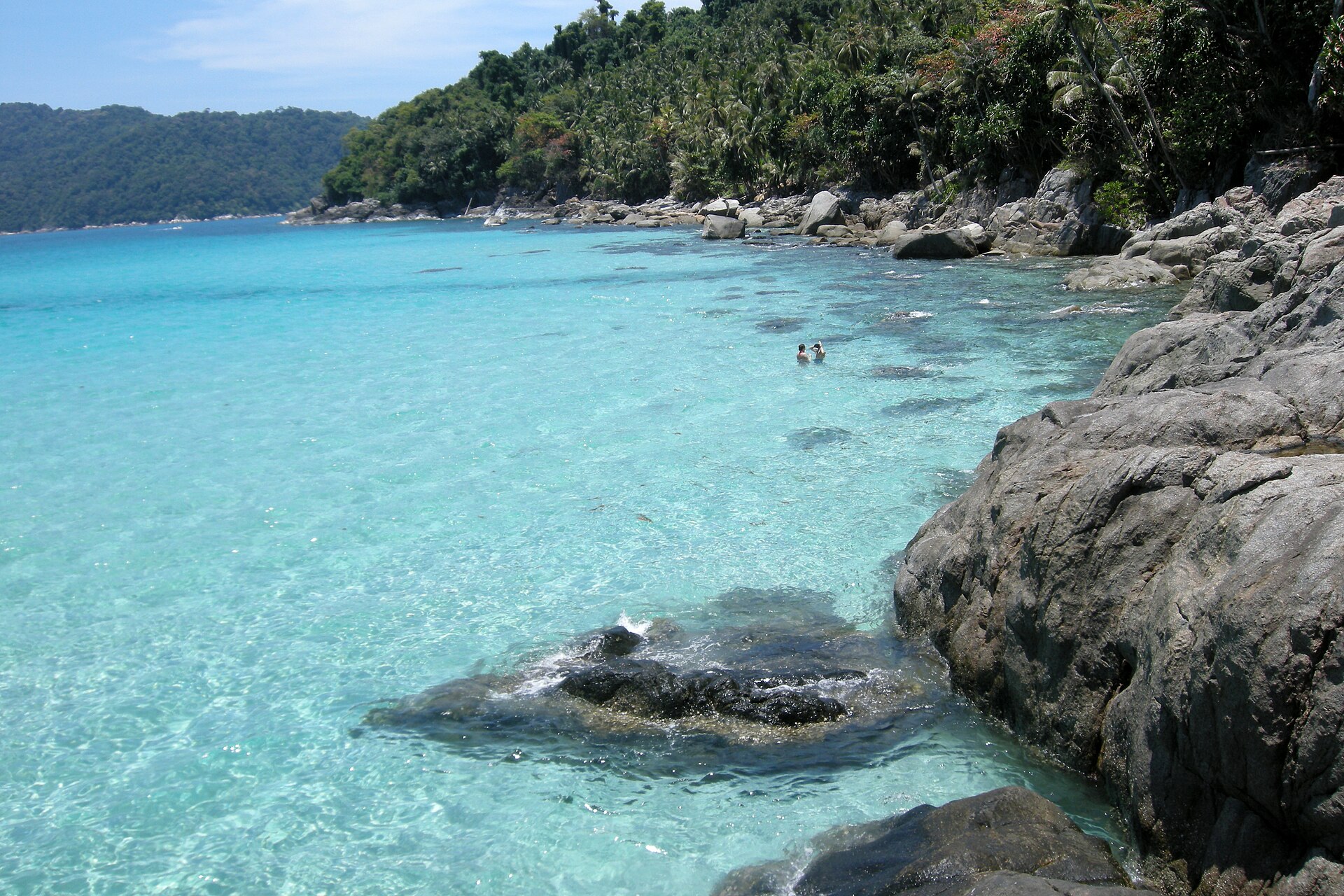 Clear water at Perhentian Kecil